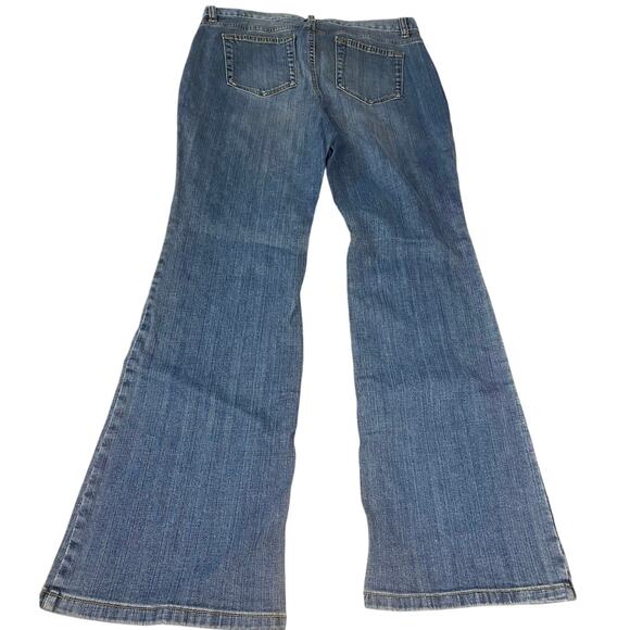 Lands' End Women’s Size 12 Bootcut Jeans Medium Wash Stretch Denim - Picture 2 of 8